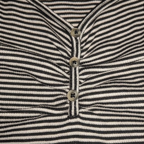 Arizona Short Sleeve Striped T-Shirt Dress - Picture 3 of 4